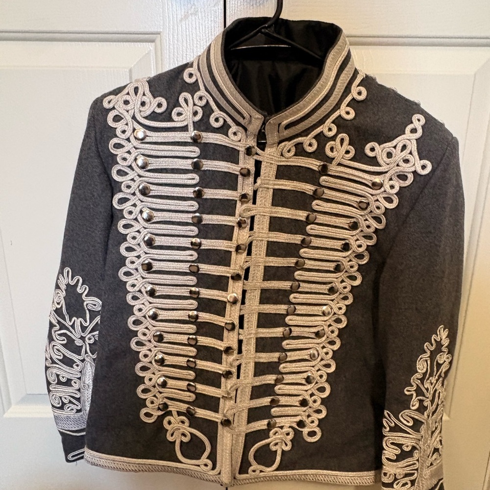 Men's Black Napoleonic Wool
Military Jacket Steampunk